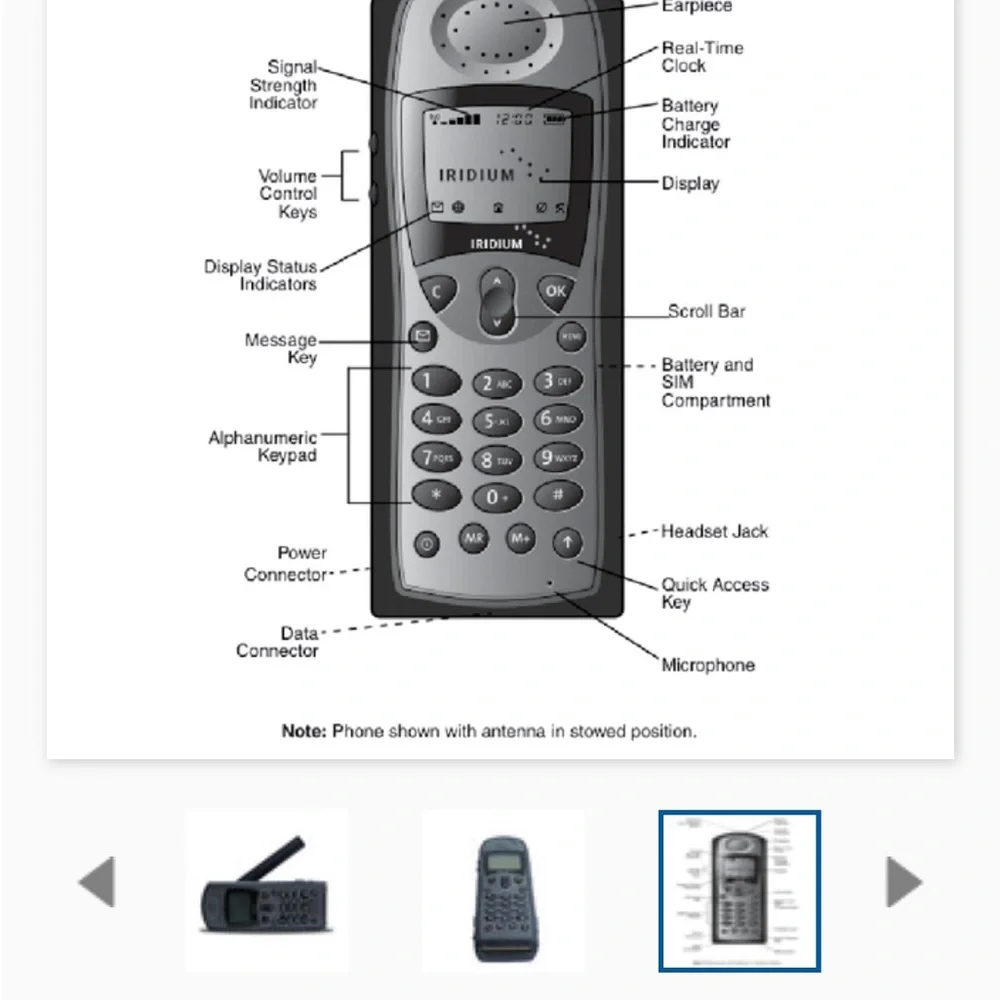 Iridium Satellite Phone